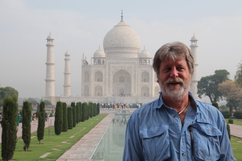 Michael Sailor at Taj Mahal, India
